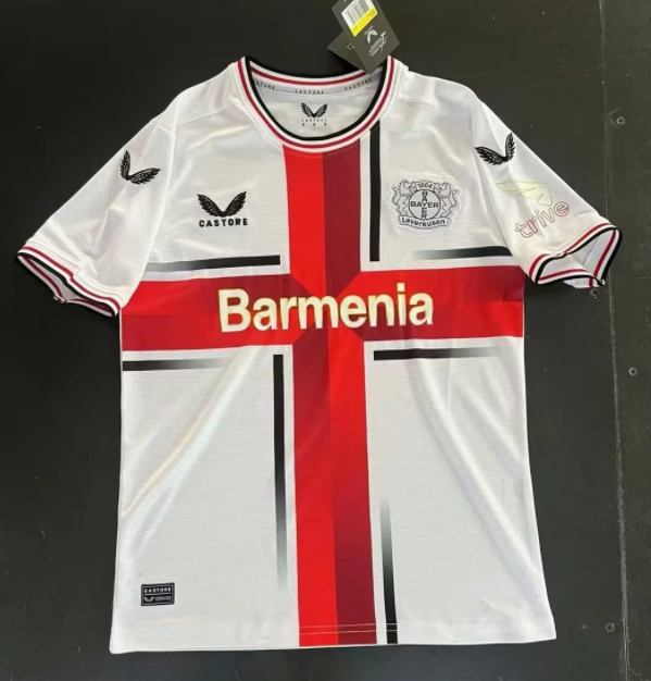 24/25 Bayer Leverkusen Limited edition White Fans Version Soccer Jersey
