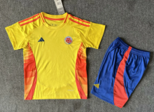 24/25 Colombia Home Kids 1:1 Quality Soccer Jersey