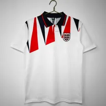 1992  England  Home 1:1 Quality Retro Soccer Jersey