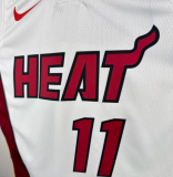24/25 Miami Heat JAQUEZ JR. #11 White  1:1 Quality NBA Jersey