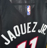 24/25  Miami Heat JAQUEZ JR. #11 Black 1:1 Quality NBA Jersey