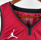 24/25  Miami Heat JAQUEZ JR. #11 Red  1:1 Quality NBA Jersey