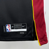 24/25  Miami Heat JAQUEZ JR. #11 Black 1:1 Quality NBA Jersey
