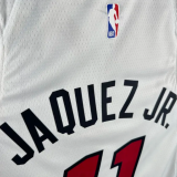 24/25 Miami Heat JAQUEZ JR. #11 White  1:1 Quality NBA Jersey