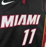 24/25  Miami Heat JAQUEZ JR. #11 Black 1:1 Quality NBA Jersey