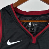 24/25  Miami Heat JAQUEZ JR. #11 Black 1:1 Quality NBA Jersey