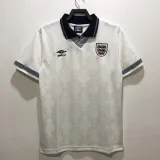 1990 England Home 1:1 Quality Retro Soccer Jersey