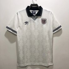 1990 England Home 1:1 Quality Retro Soccer Jersey