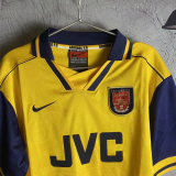 1996 Arsenal Away 1:1 Quality Retro Soccer Jersey