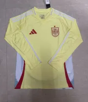 24/25 Spain  Away  Long Sleeved  Fans 1:1 Quality Soccer Jersey