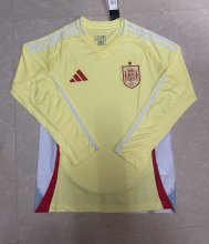 24/25 Spain  Away  Long Sleeved  Fans 1:1 Quality Soccer Jersey