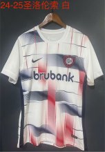 24/25  San Lorenzo  Away White  Fans 1:1 Quality Soccer Jersey