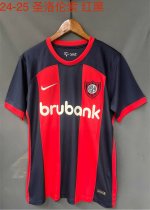 24/25  San Lorenzo Home  Red  And Black  Fans 1:1 Quality Soccer Jersey