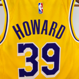 24/25  Lakers HOWARD #39 Yellow  1:1 Quality NBA Jersey
