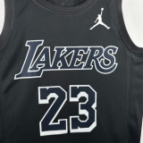24/25 Lakers JAMES #23 Black Honor Edition  1:1 Quality NBA Jersey