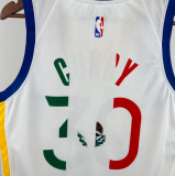 24/25 Warriors CURRY #30 White 1:1 Quality NBA Jersey