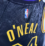 24/25  Lakers ONEAL #34  Black   1:1 Quality NBA Jersey