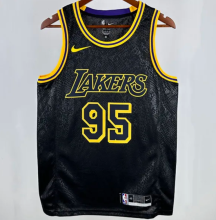 24/25 Lakers TOSCANO #95 Black 1:1 Quality NBA Jersey