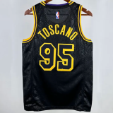 24/25 Lakers TOSCANO #95 Black 1:1 Quality NBA Jersey