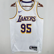 24/25  Lakers TOSCANO #95 White  1:1 Quality NBA Jersey