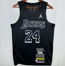 24/25 Lakers BRYANT #24 Black Honor Edition 1:1 Quality NBA Jersey