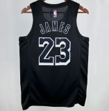 24/25 Lakers JAMES #23 Black Honor Edition  1:1 Quality NBA Jersey