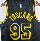 24/25 Lakers TOSCANO #95 Black 1:1 Quality NBA Jersey