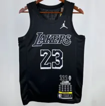 24/25 Lakers JAMES #23 Black Honor Edition  1:1 Quality NBA Jersey