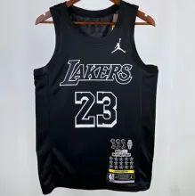 24/25 Lakers JAMES #23 Black Honor Edition  1:1 Quality NBA Jersey