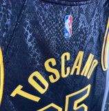 24/25 Lakers TOSCANO #95 Black 1:1 Quality NBA Jersey