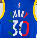 24/25 Warriors CURRY #30 Blue 1:1 Quality NBA Jersey