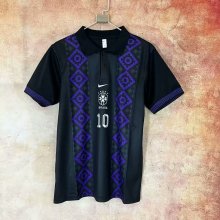 24/25 Brazil  POLO Shirt  Black  Fans 1:1 Quality Soccer Jersey