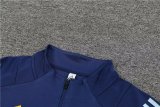 24/25  Spain  Treasure Blue Training Tracksuit 1:1 Quality Soccer Jersey
