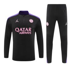 24/25 PSG Training  Suit  Black Violet  1:1 Quality Training Jersey