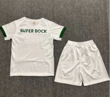 24/25 Sporting Lisbon White Kids Soccer Jersey