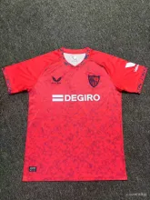 24/25 Sevilla FC  Away Red  Fans 1:1 Quality Soccer Jersey
