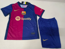 24/25 Barcelona Home  Kids Kits 1:1 Soccer Jersey