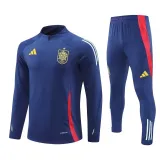 24/25  Spain  Treasure Blue Training Tracksuit 1:1 Quality Soccer Jersey