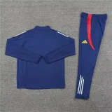 24/25  Spain  Treasure Blue Training Tracksuit 1:1 Quality Soccer Jersey