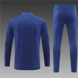 24/25  Spain  Treasure Blue Training Tracksuit 1:1 Quality Soccer Jersey