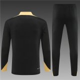24/25 PSG Training  Suit  Black Gold 1:1 Quality Training Jersey
