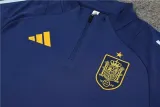 24/25  Spain  Treasure Blue Training Tracksuit 1:1 Quality Soccer Jersey