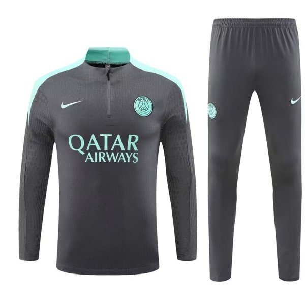24/25 PSG Training  Suit  Dark Gray 1:1 Quality Training Jersey