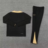 24/25 PSG Training  Suit  Black Gold 1:1 Quality Training Jersey