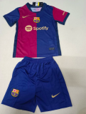 24/25 Barcelona Home  Kids Kits 1:1 Soccer Jersey