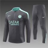 24/25 PSG Training  Suit  Dark Gray 1:1 Quality Training Jersey