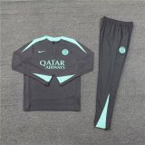 24/25 PSG Training  Suit  Dark Gray 1:1 Quality Training Jersey