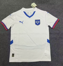 24/25 Serbia Away White Fans Soccer Jersey