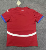 24/25 Serbia Home Red Fans Soccer Jersey