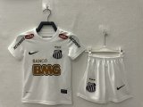 2011/2012   Santos FC  Home 1:1 Kids Retro Soccer Jersey